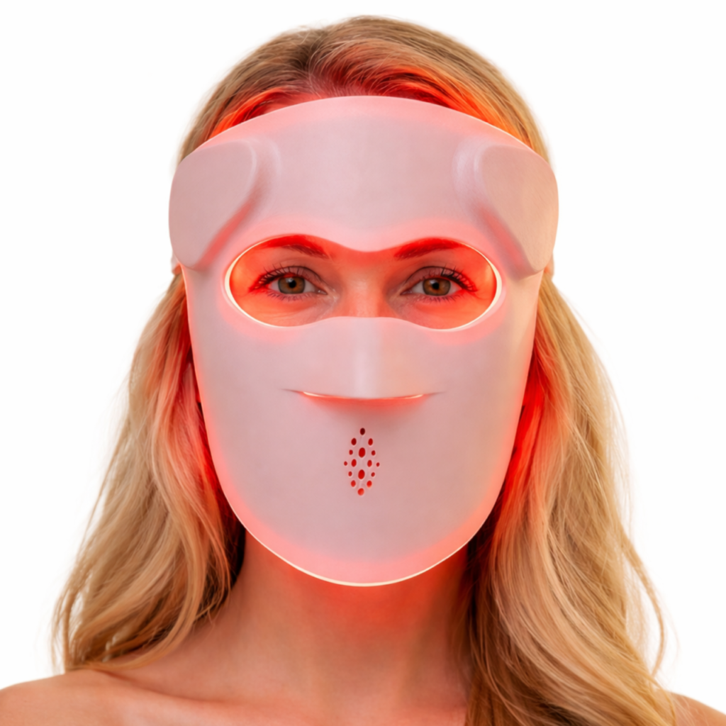 rood licht masker behandeling voor huidverbetering